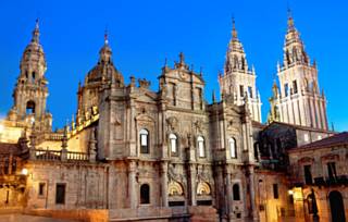 Kathedrale von Santiago de Compostela - Wandern auf em Jakobsweg